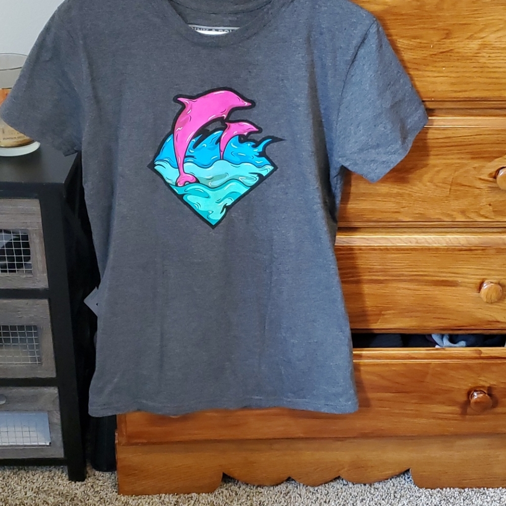 Pink Dolphin Short Sleeve T Shirt